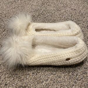 Kooba White Slippers